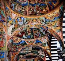 Rila Monastery painting Bulgaria