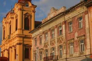Timisoara cathedral Unirii Square